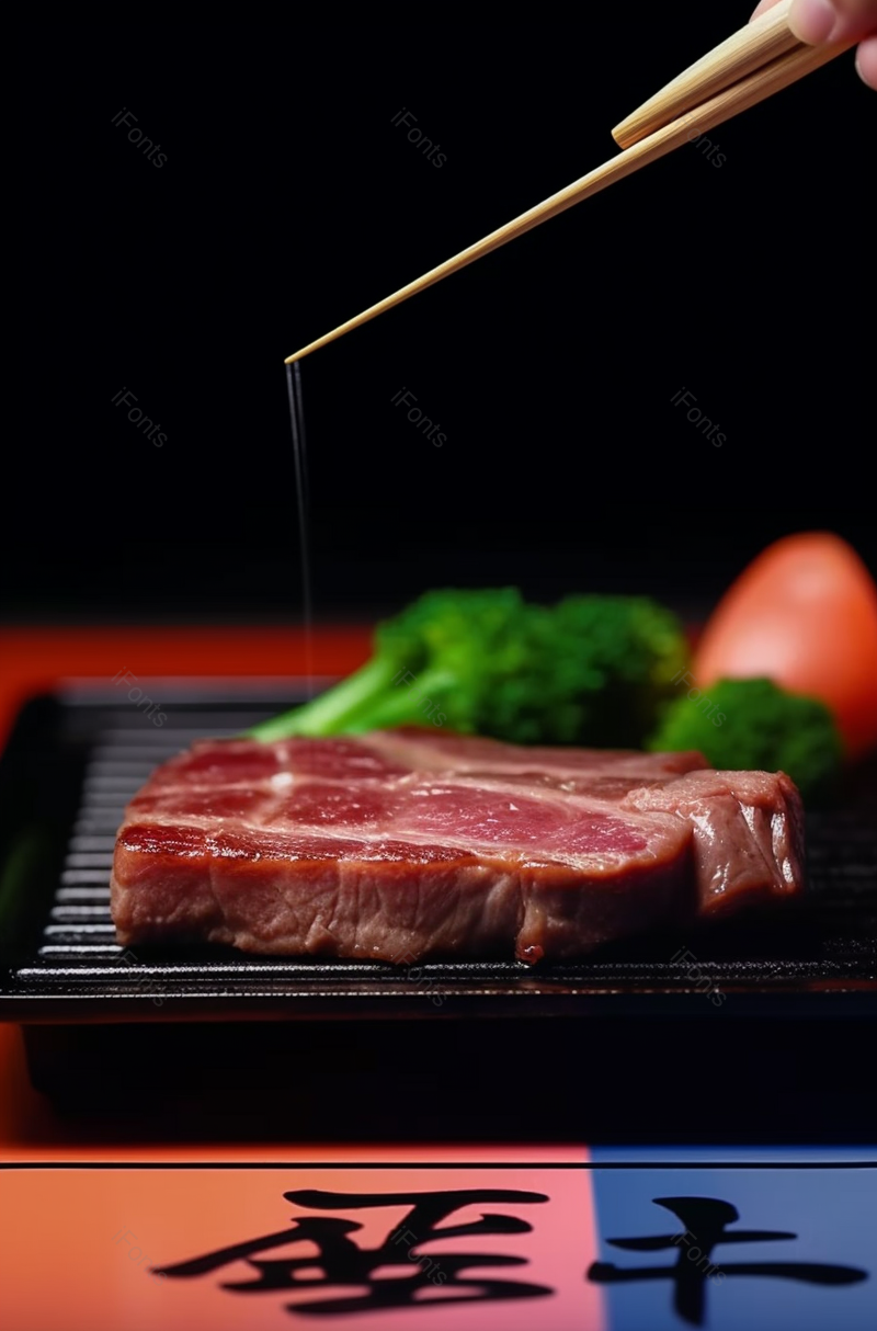 静物摄影图铁板烤牛排,高清,摄影图,摄影图片,图片大全,摄影图免费下载